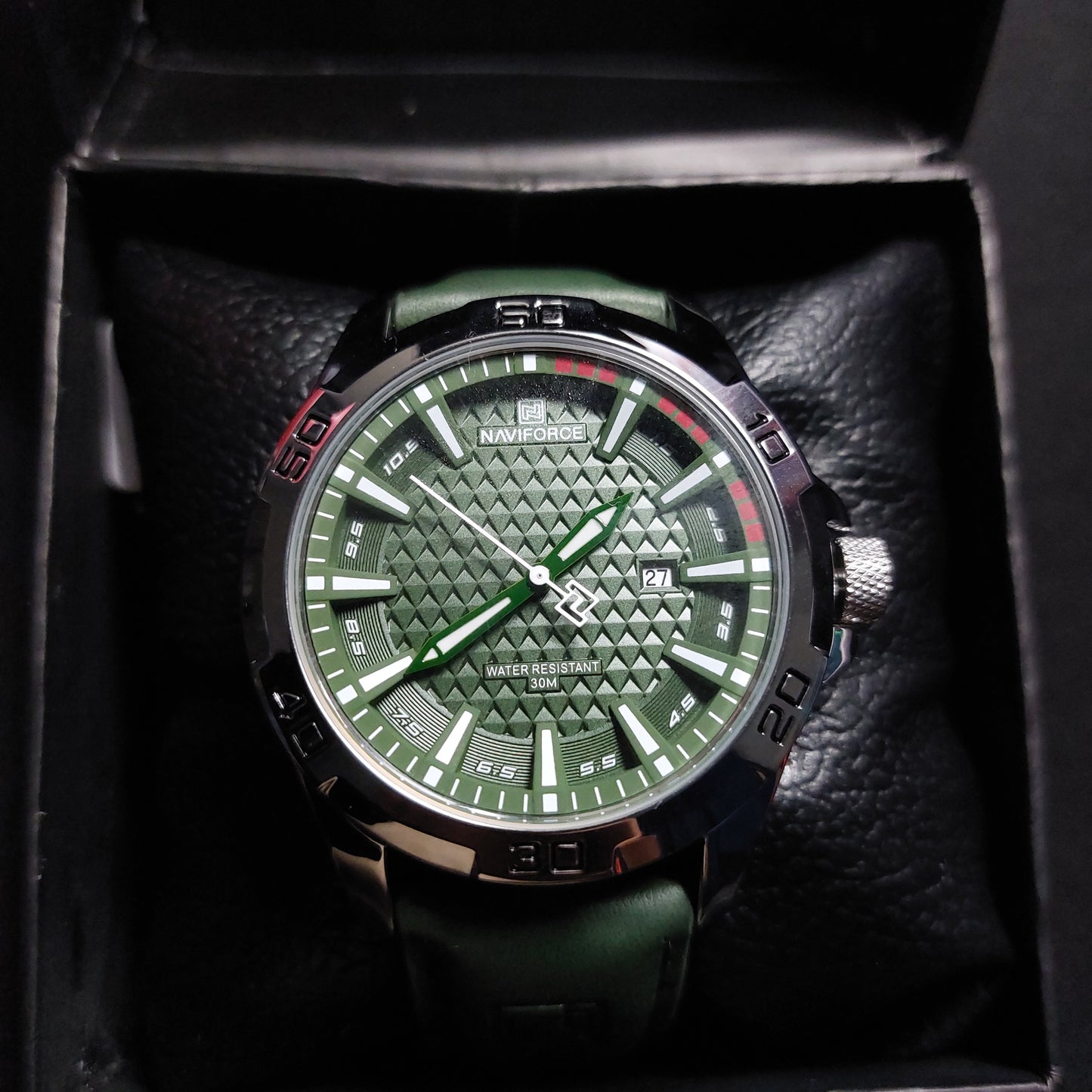 Reloj NAVIFORCE Cuero Verde