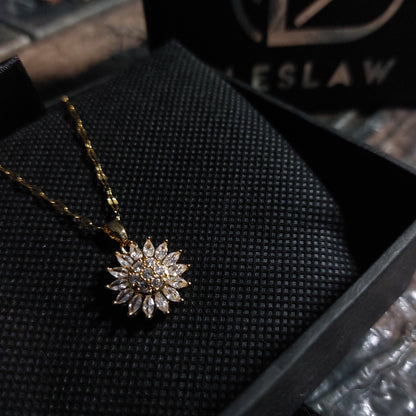 Collar Girasol Giratorio 🌻