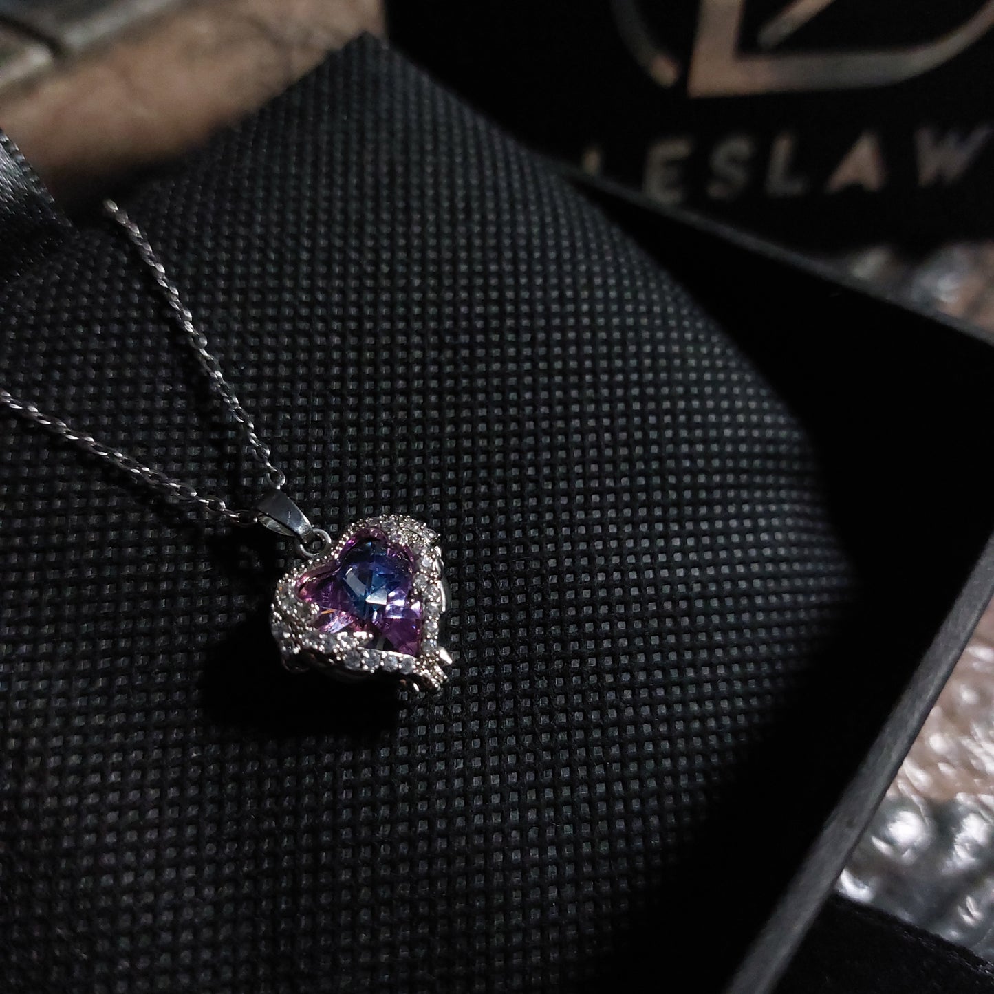 Collar Corazón de Océano ✨