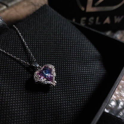 Collar Corazón de Océano ✨