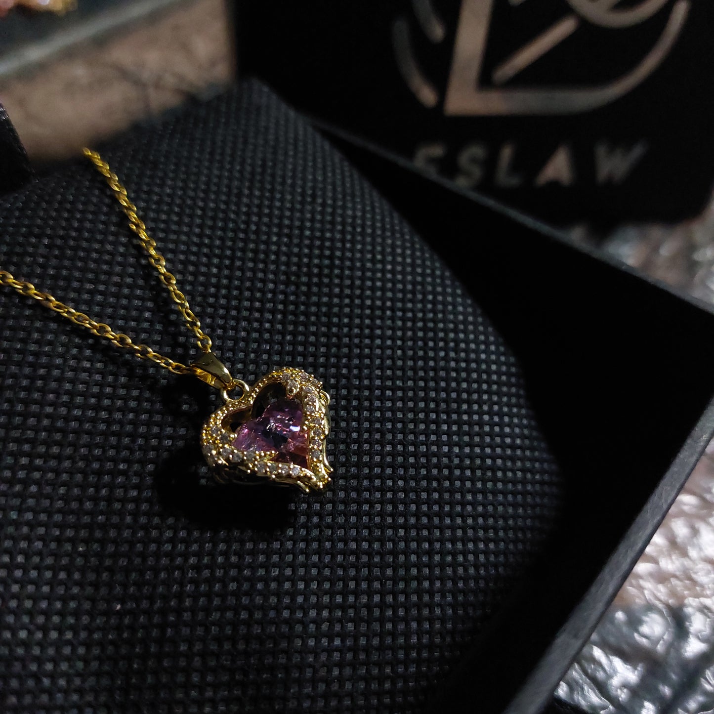 Collar Corazón de Océano ✨