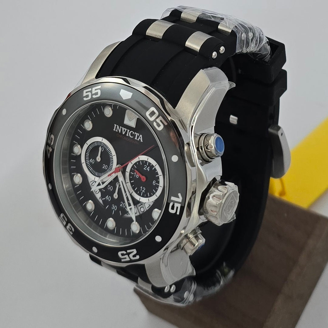 Reloj INVICTA Pro Driver SCUBA Silver Black BiTono 48mm (37230)