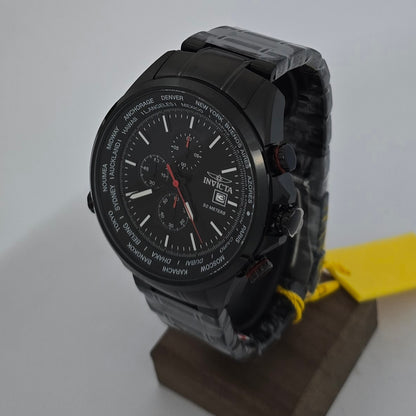 Reloj INVICTA Aviator Black 50mm (47820)