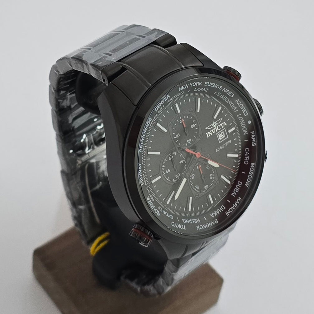 Reloj INVICTA Aviator Black 50mm (47820)