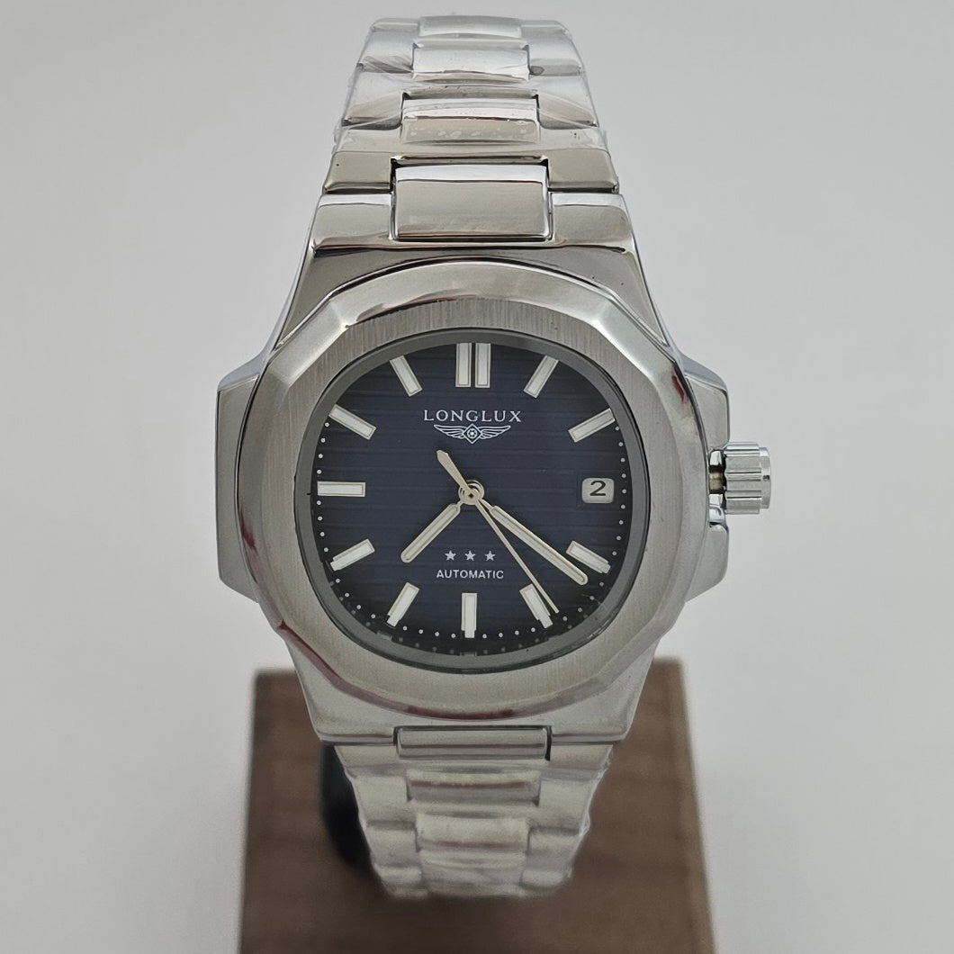 Reloj Automático Mecánico LONGLUX Blue Original