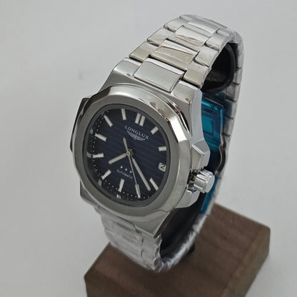 Reloj Automático Mecánico LONGLUX Blue Original
