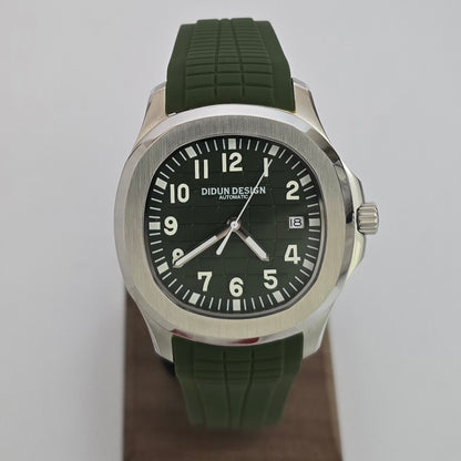Reloj Automático Mecánico DIDUN Inspiración Aquanut Green