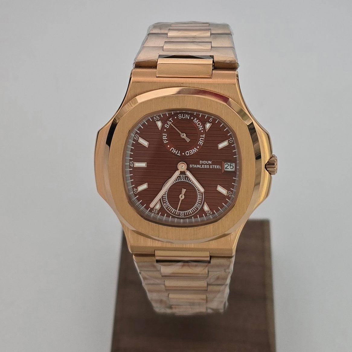 Reloj DIDUN Inspiración Nautilus Travel Brown