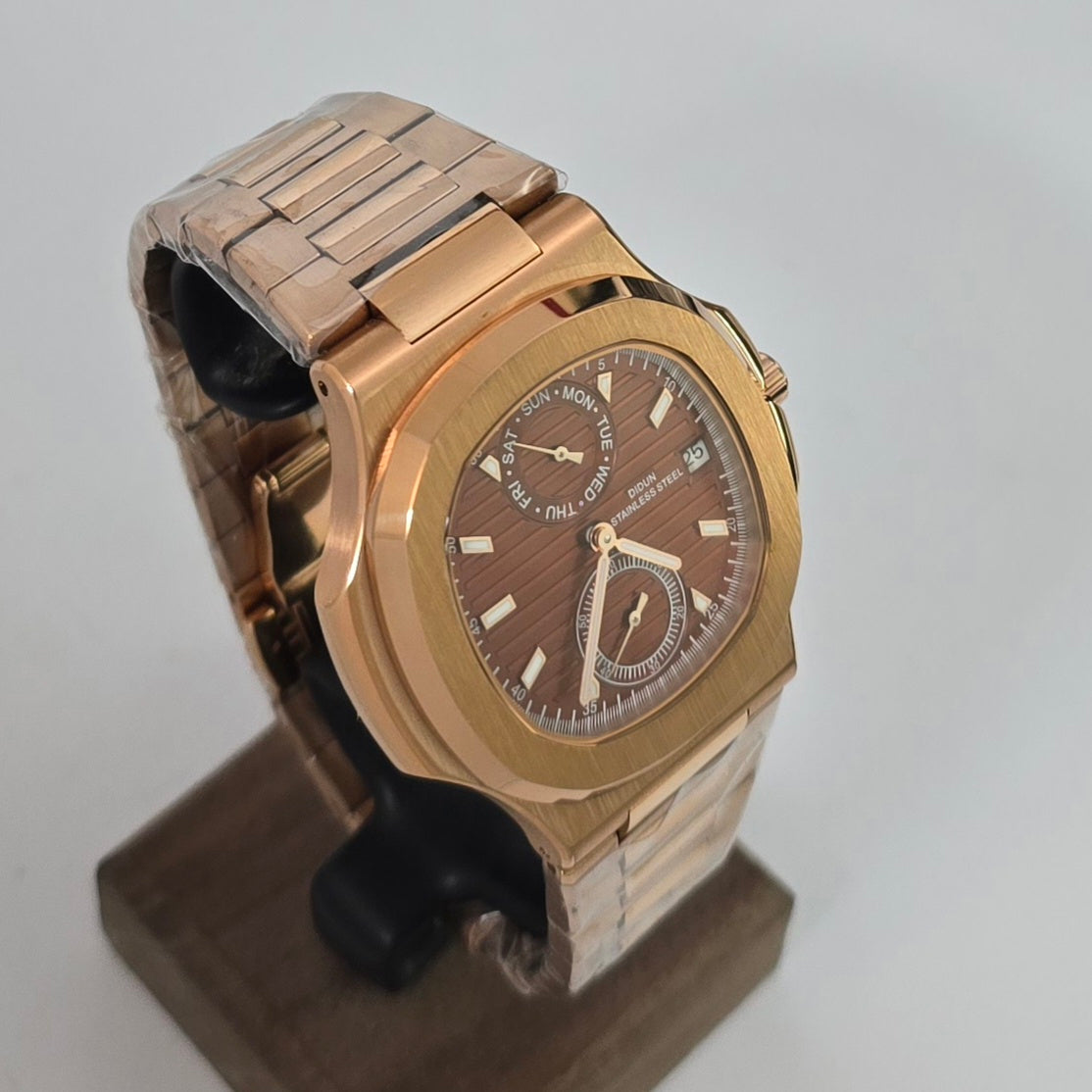 Reloj DIDUN Inspiración Nautilus Travel Brown