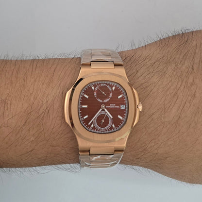 Reloj DIDUN Inspiración Nautilus Travel Brown