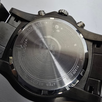 Reloj BULOVA Chronograph GunMetal 98B337 Original