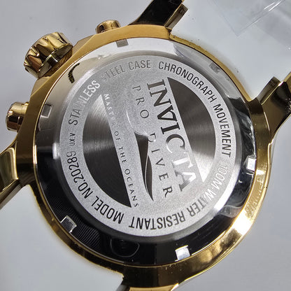 Reloj INVICTA Pro Driver SCUBA Golden Black 48mm (20289)