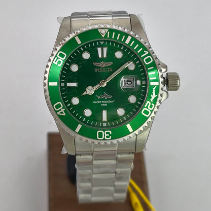 Reloj INVICTA Pro Diver Green 43mm 100metros (30020)