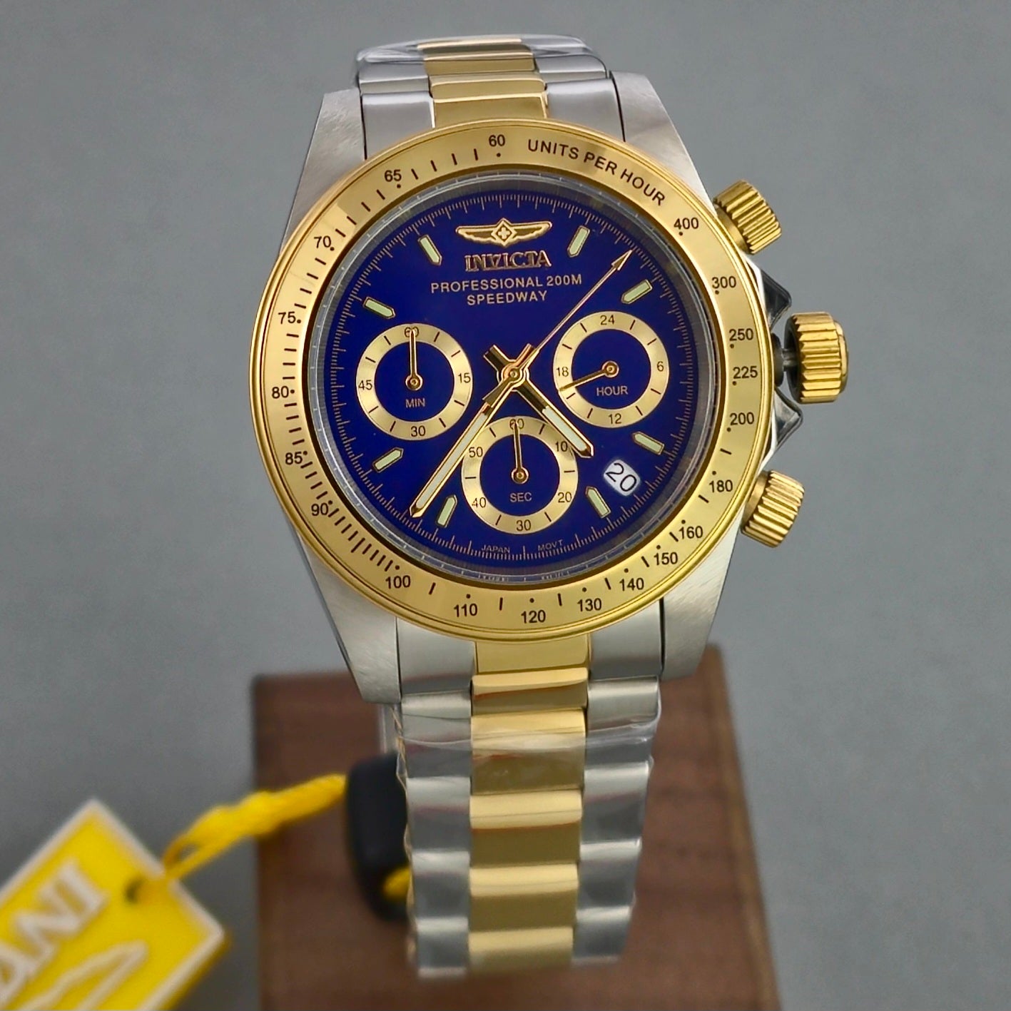 Reloj INVICTA Professional Speedway Blue Gold 200metros (3644)