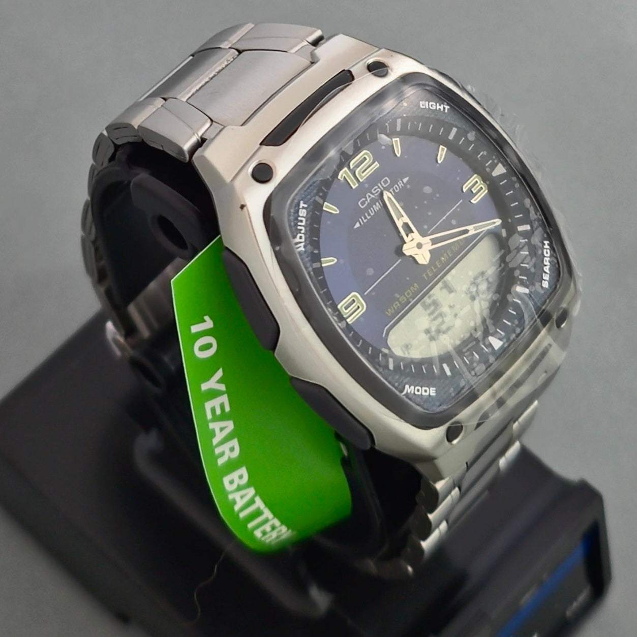 Reloj Casio AW81D-2AV Acero Telememo 30