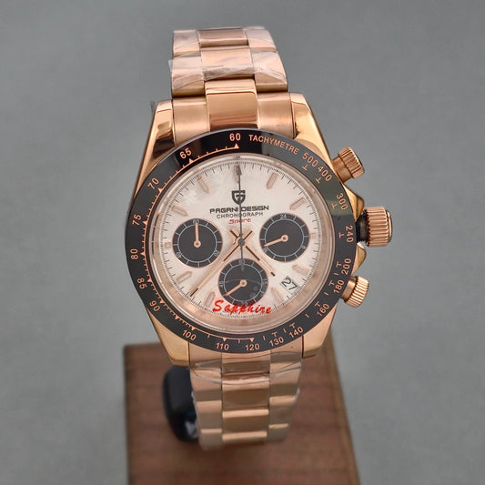 Reloj PAGANI DESIGN Daytona Meteor Rose White (PD1644)