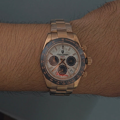 Reloj PAGANI DESIGN Daytona Meteor Rose White (PD1644)