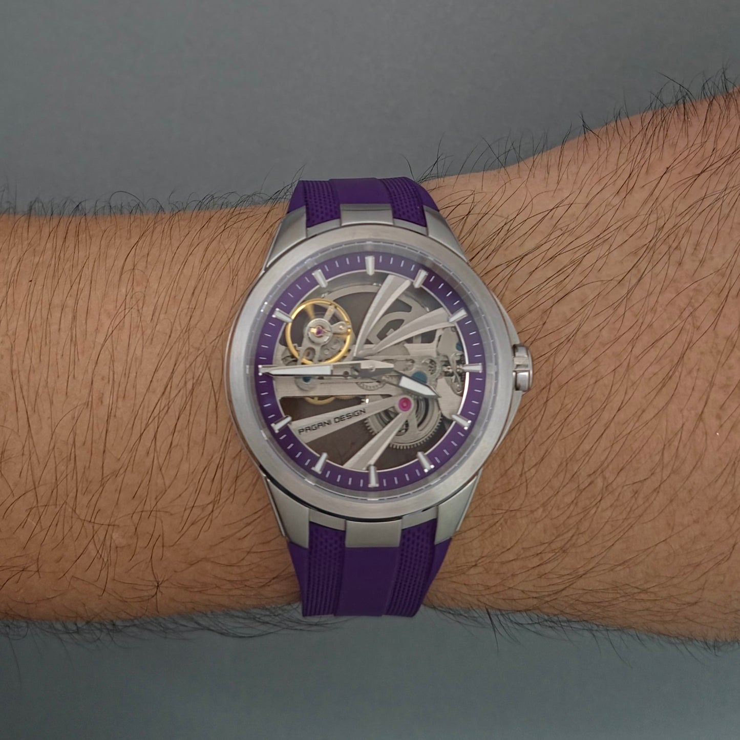 Reloj Automático PAGANI DESIGN Sport Purple (PDYS030)