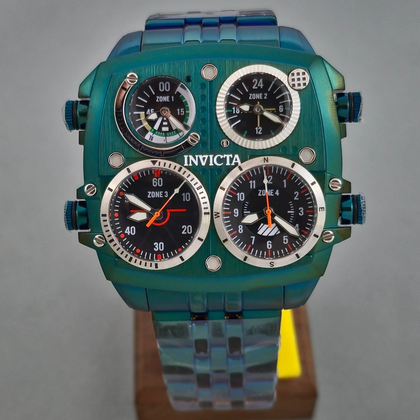 Reloj INVICTA Aviator Zulu 4Zone Green 50mm (50657)