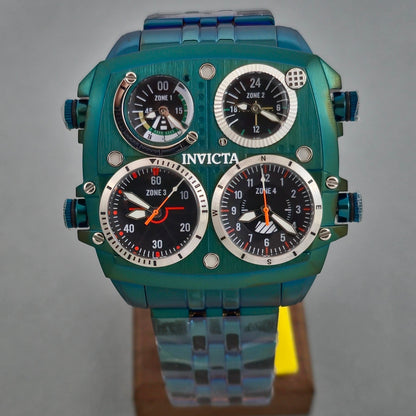 Reloj INVICTA Aviator Zulu 4Zone Green 50mm (50657)