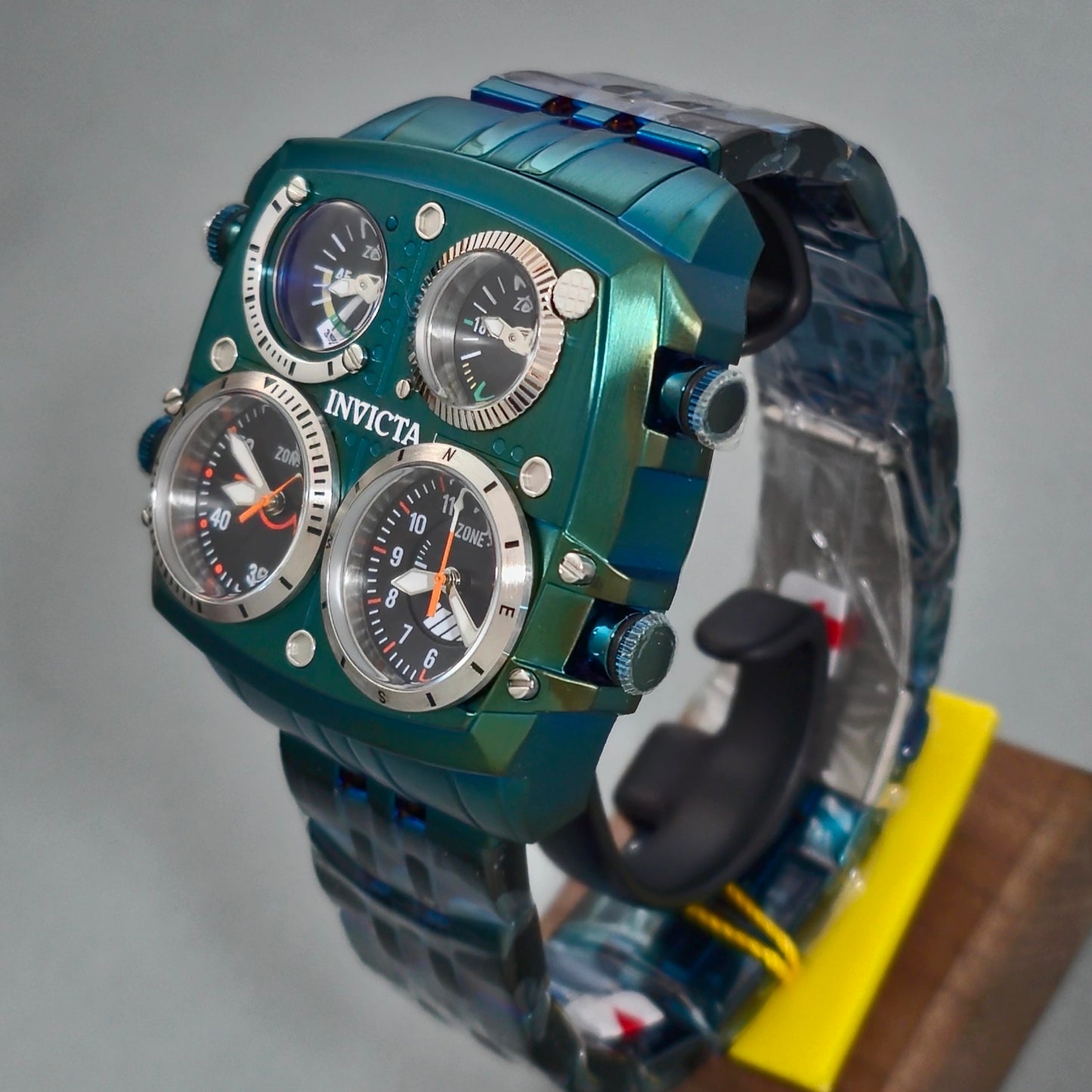 Reloj INVICTA Aviator Zulu 4Zone Green 50mm (50657)