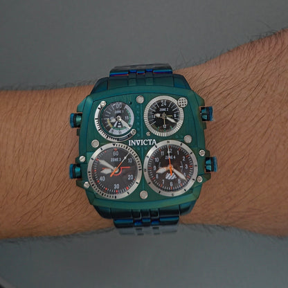 Reloj INVICTA Aviator Zulu 4Zone Green 50mm (50657)