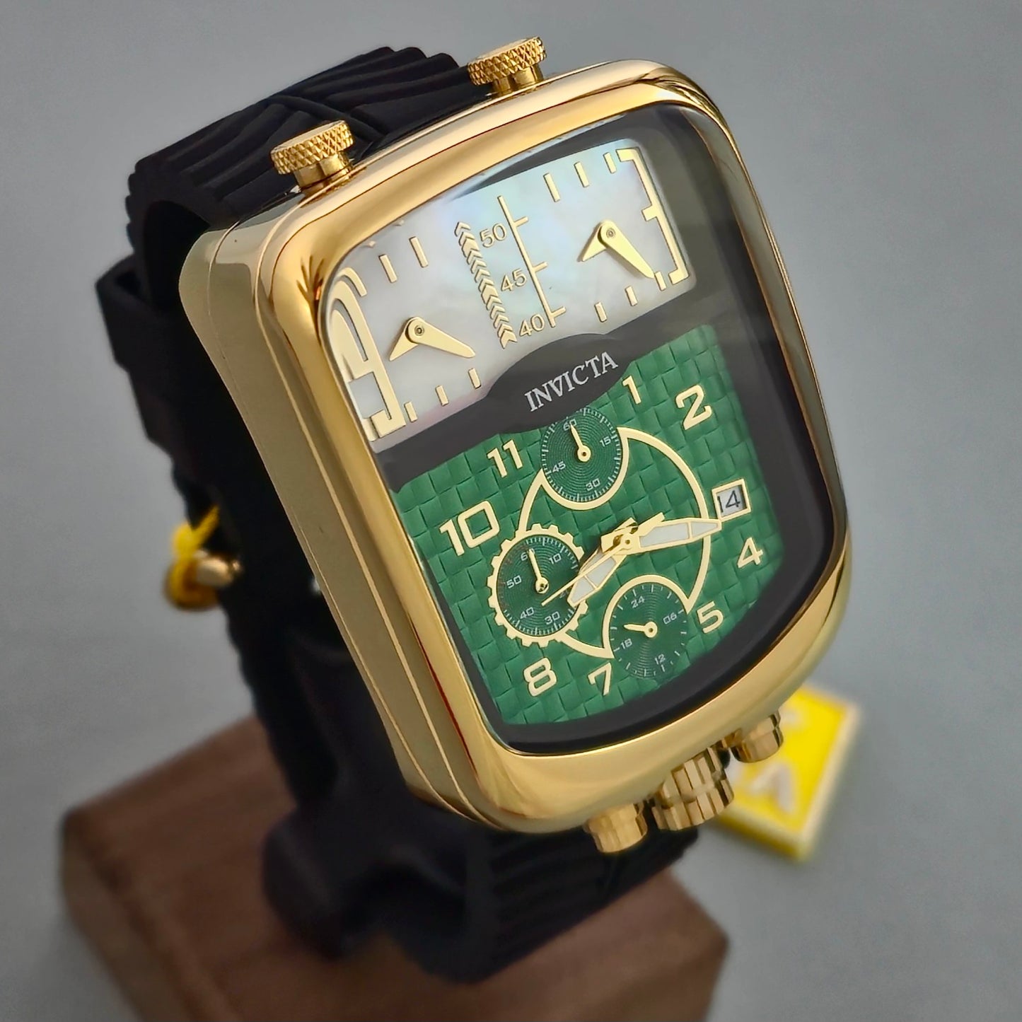 Reloj INVICTA S1 Rally Triple Time Chronograph Green (29705)