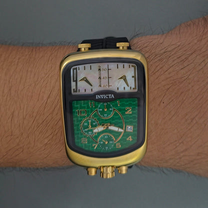 Reloj INVICTA S1 Rally Triple Time Chronograph Green (29705)