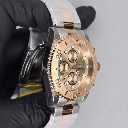 Reloj INVICTA Pro Diver Chronograph Rose Gold 200metros 43.5mm (1775)