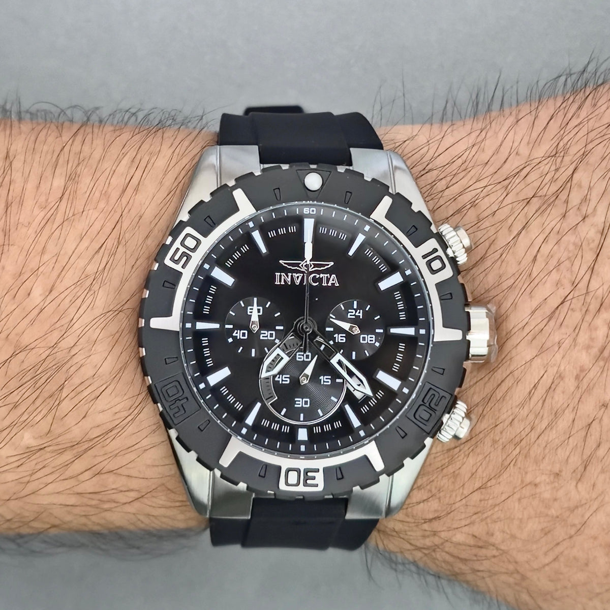 Reloj INVICTA Aviator Deportivo Black 49mm (37630)