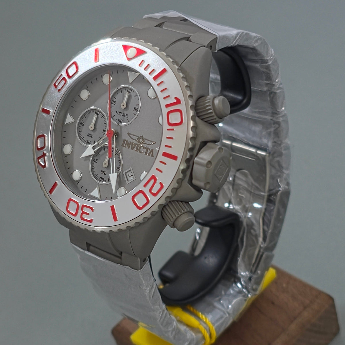 Reloj INVICTA Grand Diver Titanio Red 52mm (49146)