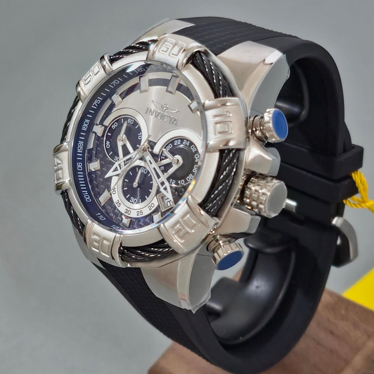Reloj INVICTA Bolt Deportivo Silver Black 52mm (24691)
