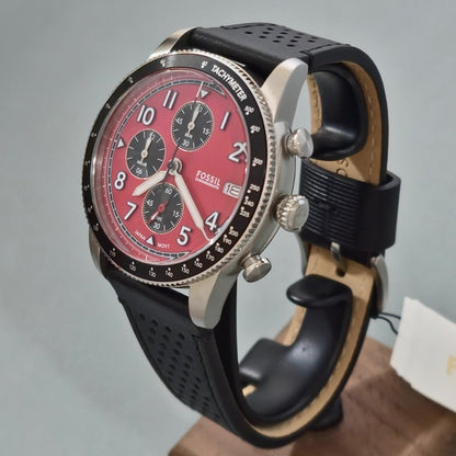 Reloj FOSSIL Sport Tourer Esfera Roja Cronógrafo (FS6086)