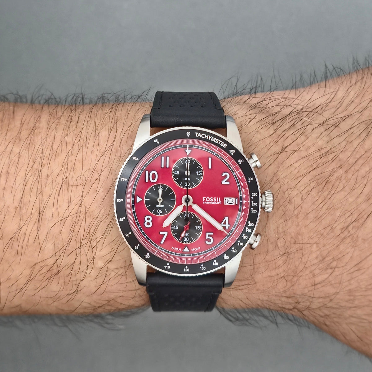 Reloj FOSSIL Sport Tourer Esfera Roja Cronógrafo (FS6086)