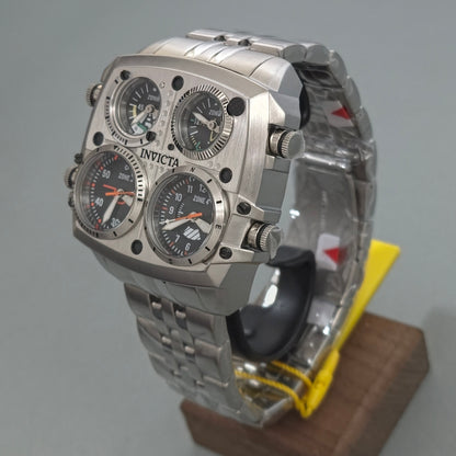 Reloj INVICTA Aviator Zulu 4Zone Silver 50mm (49605)