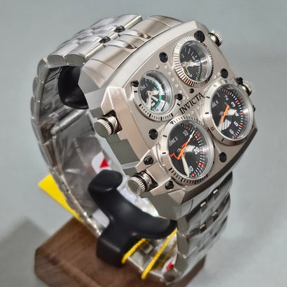 Reloj INVICTA Aviator Zulu 4Zone Silver 50mm (49605)