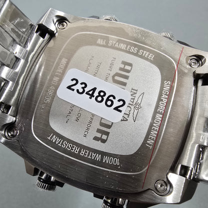 Reloj INVICTA Aviator Zulu 4Zone Silver 50mm (49605)