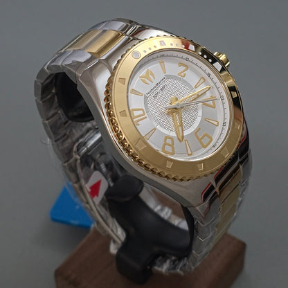 Reloj TechnoMarine Lusso Mare Silver Gold 44mm (TM-226005)