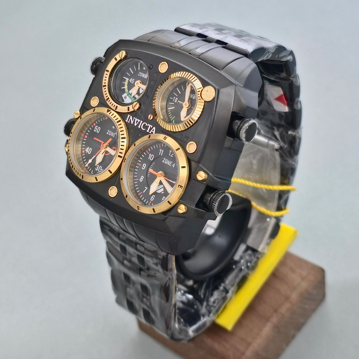 Reloj INVICTA Aviator Zulu 4Zone Black 50mm (49606)