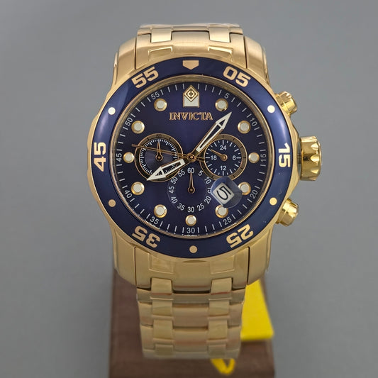 Reloj INVICTA Pro Diver SCUBA Gold Blue 48mm (0073)