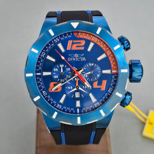 Reloj INVICTA S1 Rally OverDrive Blue 52mm (35738)