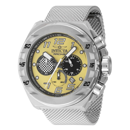 Reloj INVICTA Racing Checkered Velocity Yellow 48mm (47199)