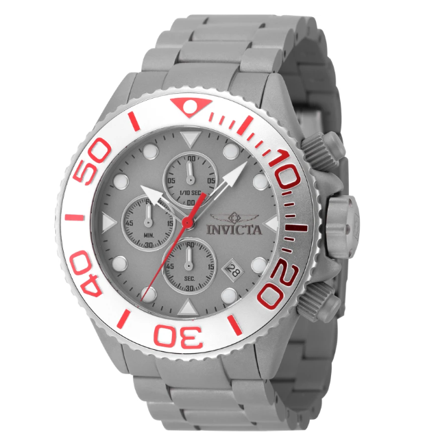Reloj INVICTA Grand Diver Titanio Red 52mm (49146)