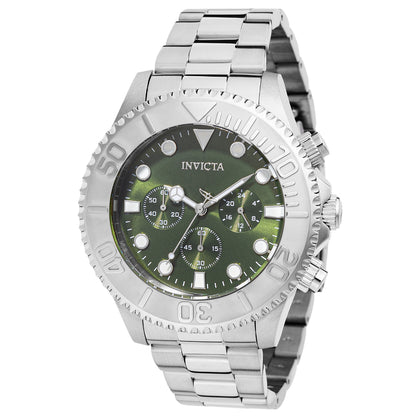 Reloj INVICTA Pro Driver Silver Green 200Metros 47mm
