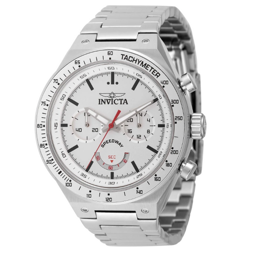Reloj INVICTA Speedway Silver White Moon 44mm (49378)