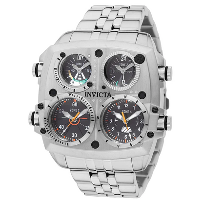 Reloj INVICTA Aviator Zulu 4Zone Silver 50mm (49605)