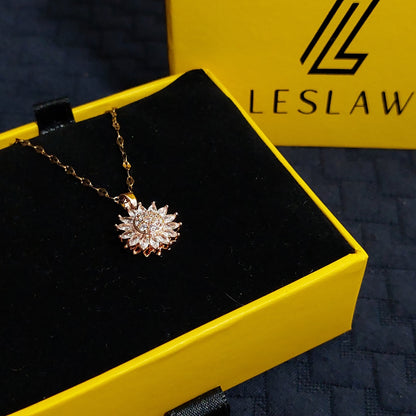 Collar Girasol Giratorio 🌻