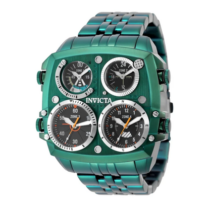 Reloj INVICTA Aviator Zulu 4Zone Green 50mm (50657)