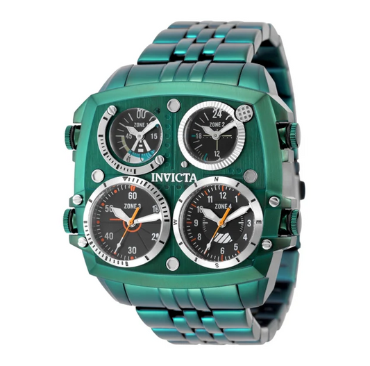 Reloj INVICTA Aviator Zulu 4Zone Green 50mm (50657)
