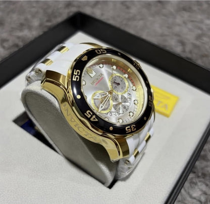 Reloj INVICTA Pro Driver SCUBA White Golden 48mm (20292)